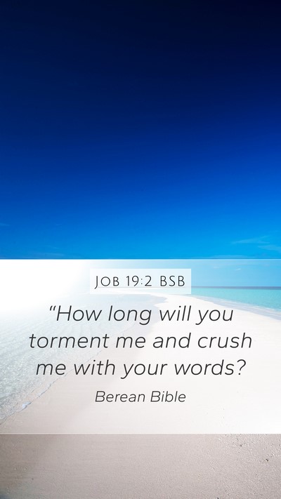 Job 19:2 BSB Bible Verse Image