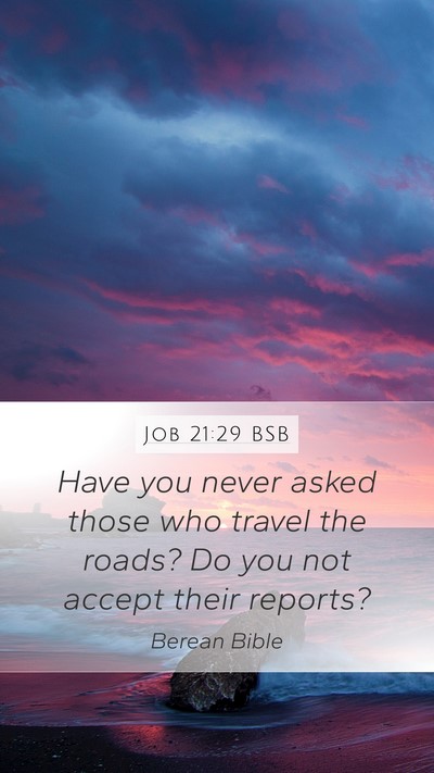 Job 21:29 BSB Bible Verse Image