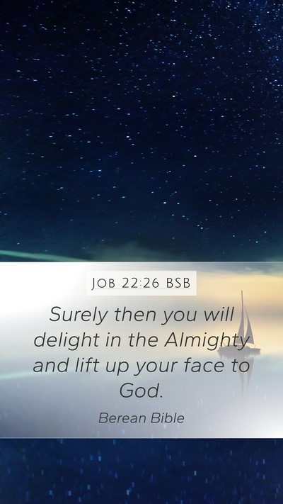 Job 22:26 BSB Bible Verse Image