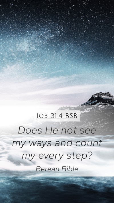 Job 31:4 BSB Bible Verse Image