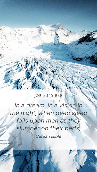Job 33:15 BSB Bible Verse Image
