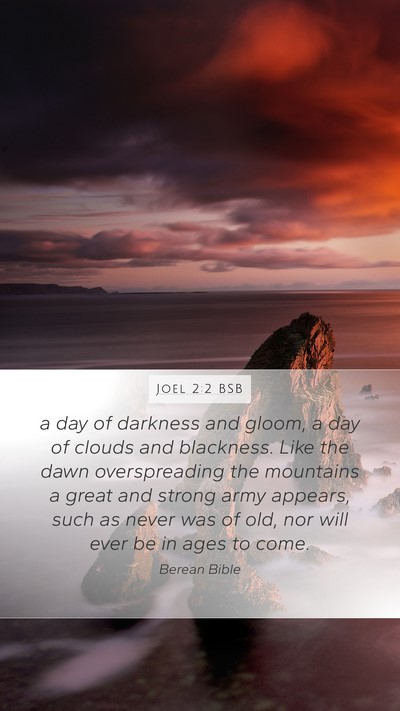 Joel 2:2 BSB Bible Verse Image