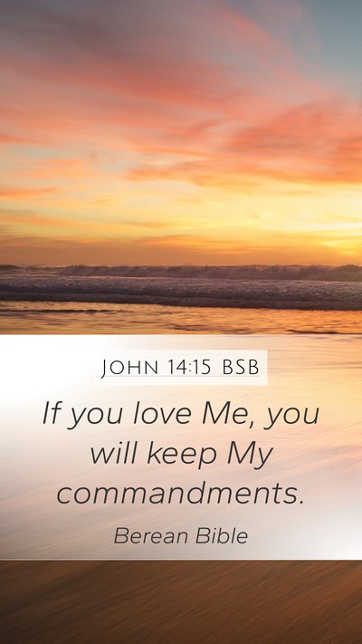 John 14:15 BSB Bible Verse Image