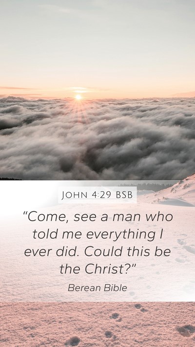 John 4:29 BSB Bible Verse Image