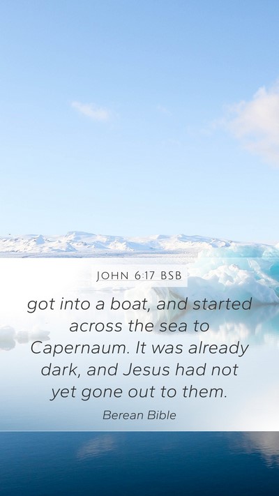 John 6:17 BSB Bible Verse Image
