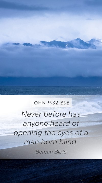 John 9:32 BSB Bible Verse Image