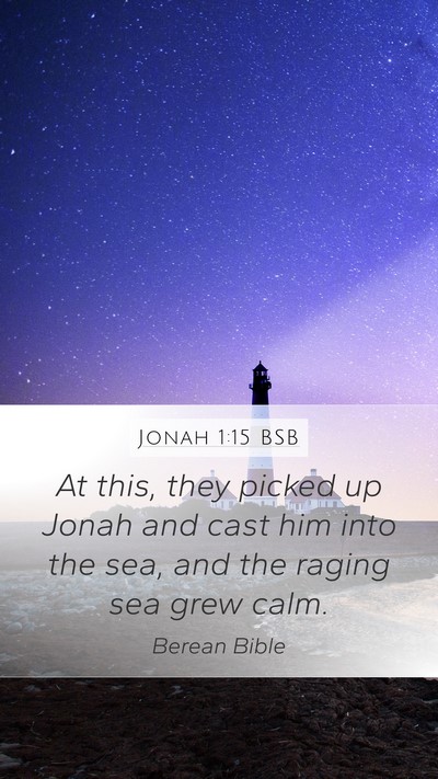 Jonah 1:15 BSB Bible Verse Image