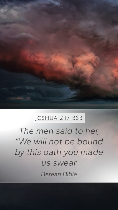 Joshua 2:17 BSB Bible Verse Image