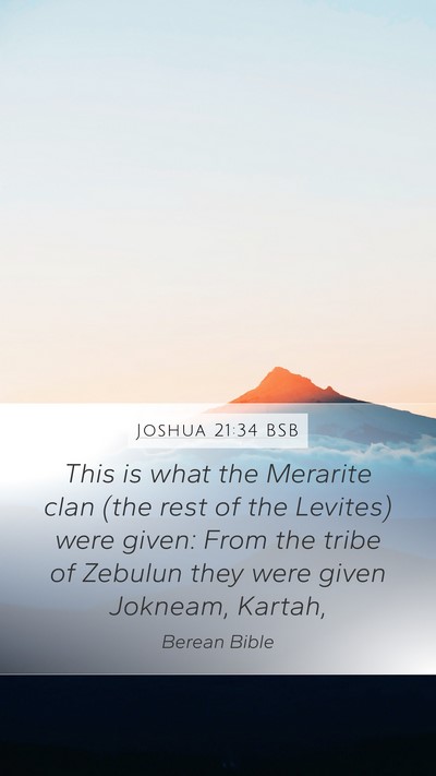 Joshua 21:34 BSB Bible Verse Image