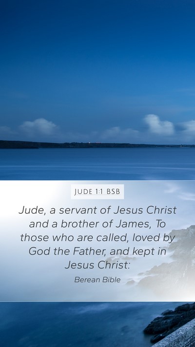 Jude 1:1 BSB Bible Verse Image
