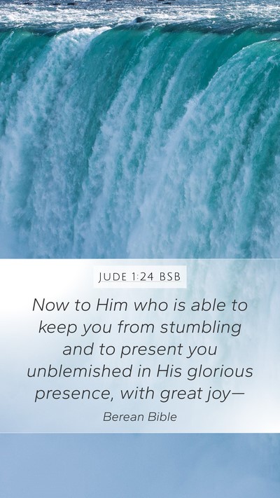 Jude 1:24 BSB Bible Verse Image
