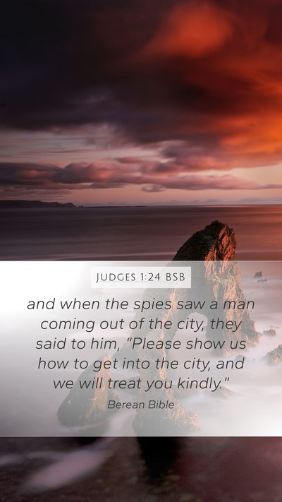 Judges 1:24 BSB Bible Verse Image