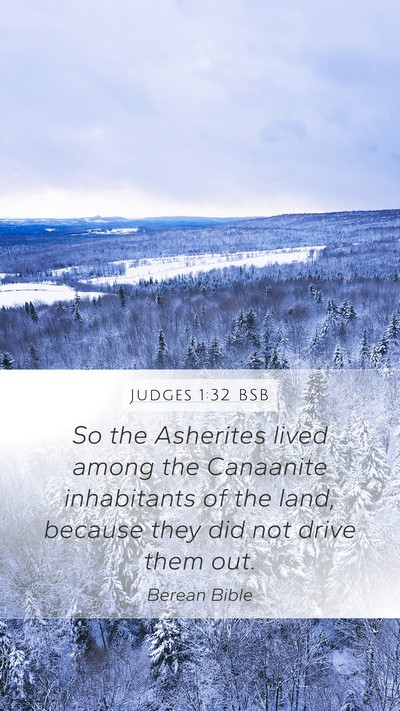 Judges 1:32 BSB Bible Verse Image