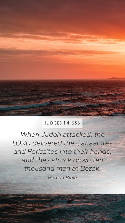 Judges 1:4 BSB Bible Verse Image
