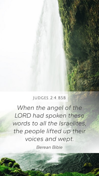Judges 2:4 BSB Bible Verse Image