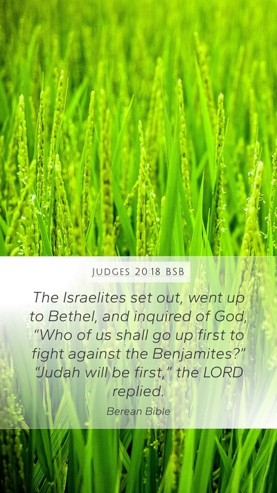 Judges 20:18 BSB Bible Verse Image