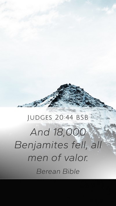 Judges 20:44 BSB Bible Verse Image