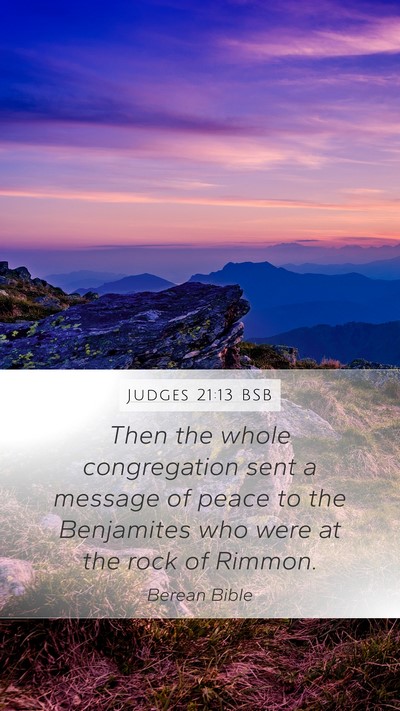 Judges 21:13 BSB Bible Verse Image