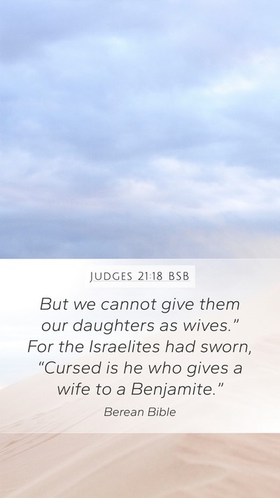 Judges 21:18 BSB Bible Verse Image