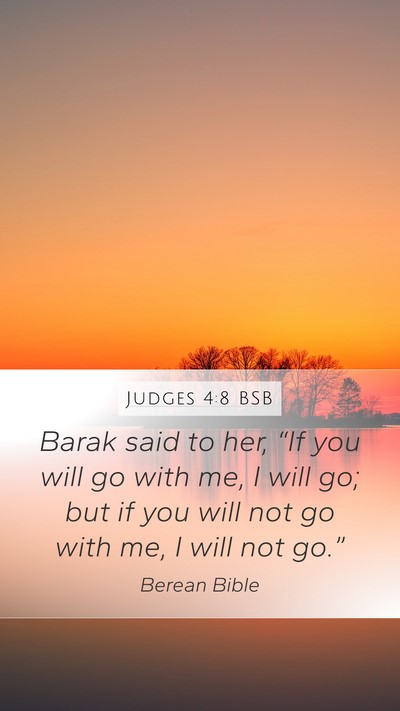 Judges 4:8 BSB Bible Verse Image