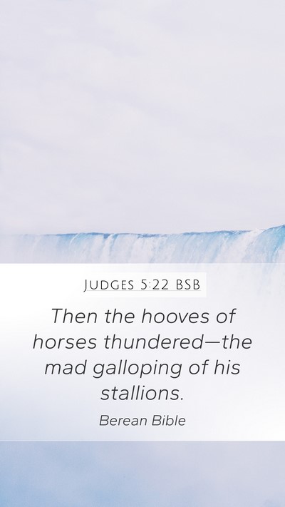Judges 5:22 BSB Bible Verse Image