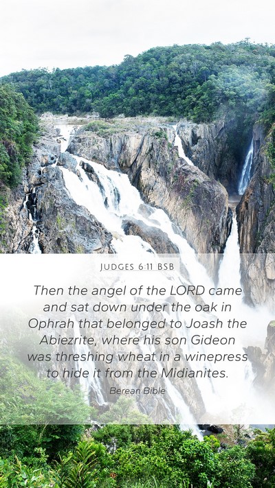 Judges 6:11 BSB Bible Verse Image
