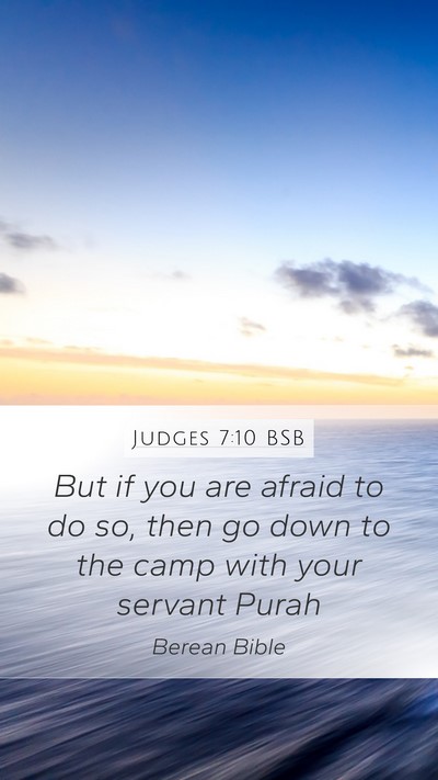 Judges 7:10 BSB Bible Verse Image