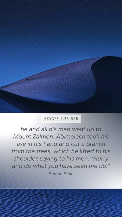 Judges 9:48 BSB Bible Verse Image
