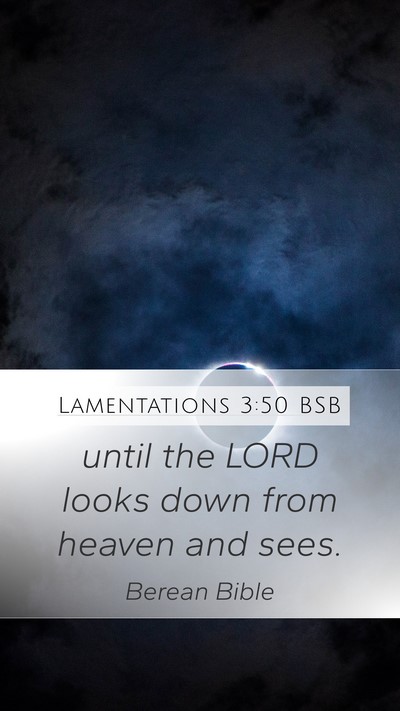Lamentations 3:50 BSB Bible Verse Image