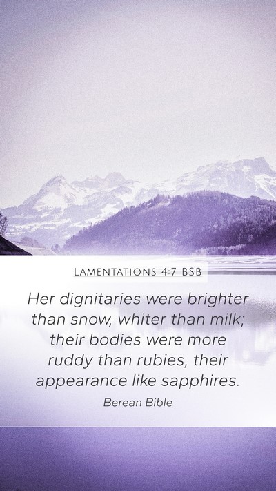 Lamentations 4:7 BSB Bible Verse Image