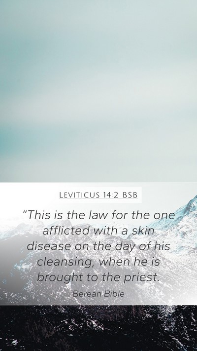Leviticus 14:2 BSB Bible Verse Image