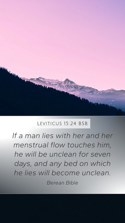 Leviticus 15:24 BSB Bible Verse Image