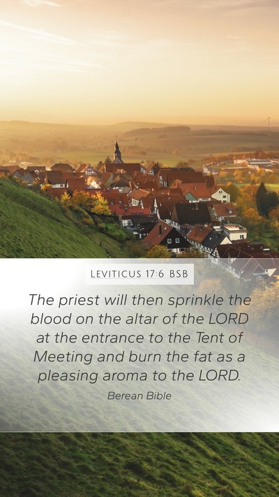 Leviticus 17:6 BSB Bible Verse Image