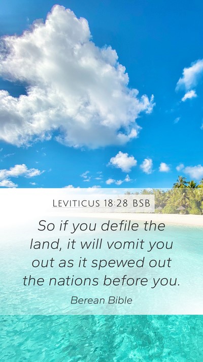 Leviticus 18:28 BSB Bible Verse Image