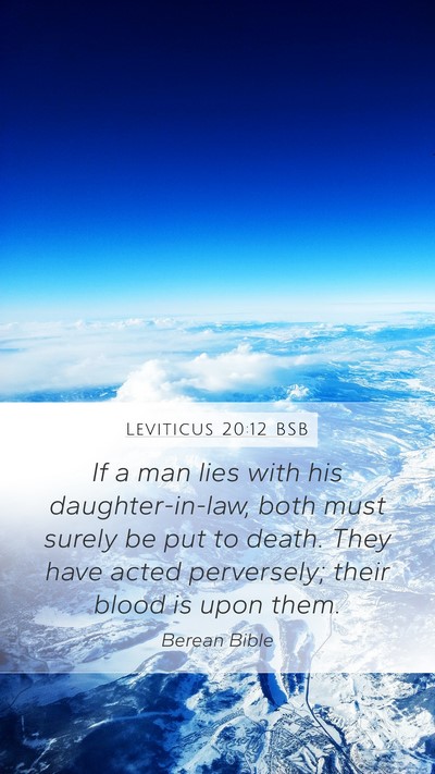 Leviticus 20:12 BSB Bible Verse Image