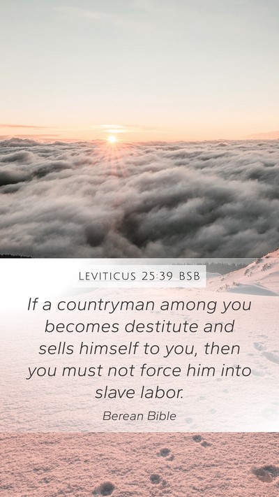 Leviticus 25:39 BSB Bible Verse Image