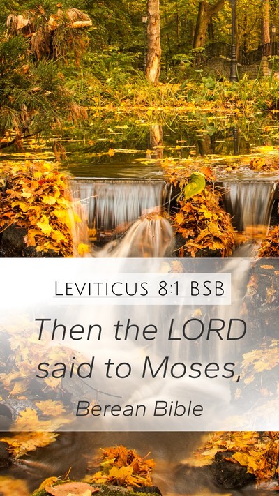 Leviticus 8:1 BSB Bible Verse Image