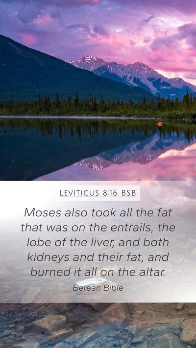 Leviticus 8:16 BSB Bible Verse Image