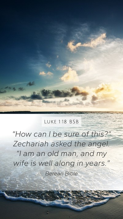 Luke 1:18 BSB Bible Verse Image