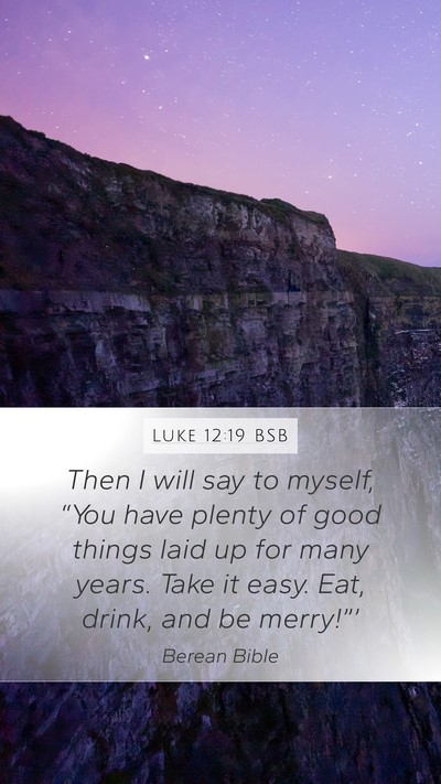 Luke 12:19 BSB Bible Verse Image