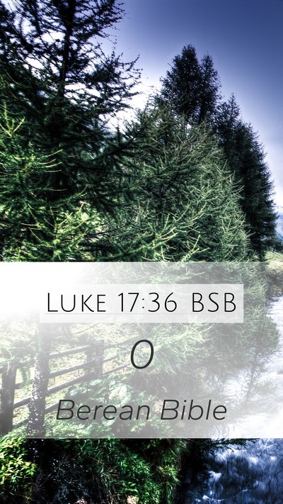 Luke 17:36 BSB Mobile Phone Wallpaper -  - Mobile Bible Verse Wallpaper