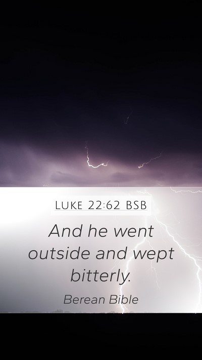 Luke 22:62 BSB Bible Verse Image