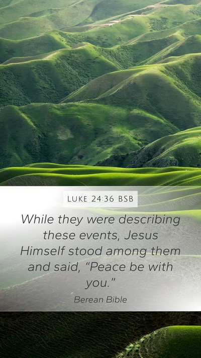 Luke 24:36 BSB Bible Verse Image