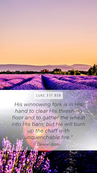 Luke 3:17 BSB Bible Verse Image