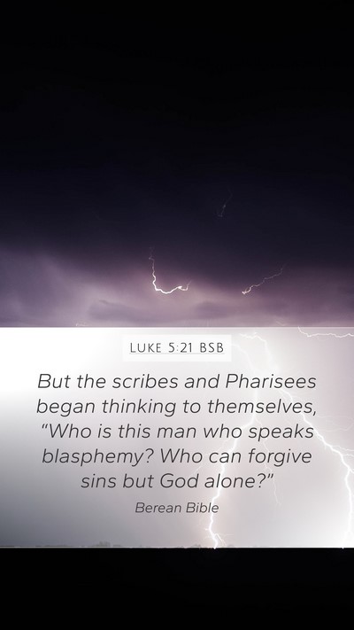 Luke 5:21 BSB Bible Verse Image