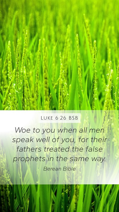 Luke 6:26 BSB Bible Verse Image