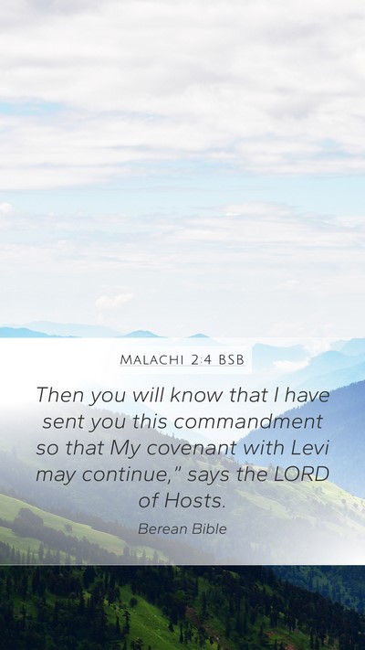 Malachi 2:4 BSB Bible Verse Image