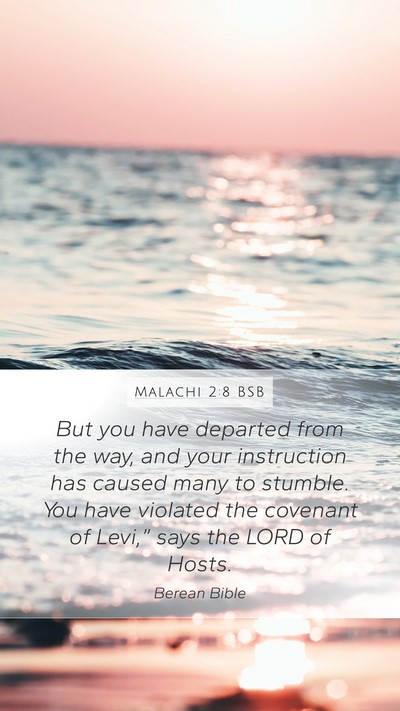 Malachi 2:8 BSB Bible Verse Image