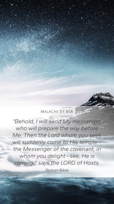 Malachi 3:1 BSB Bible Verse Image