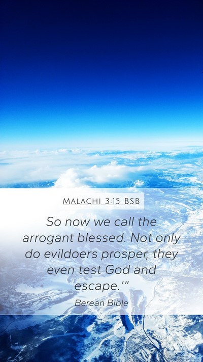 Malachi 3:15 BSB Bible Verse Image